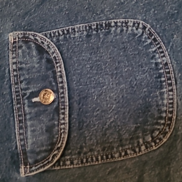 Wrangler blu jean shorts Womens Sz 16 - Picture 5 of 7